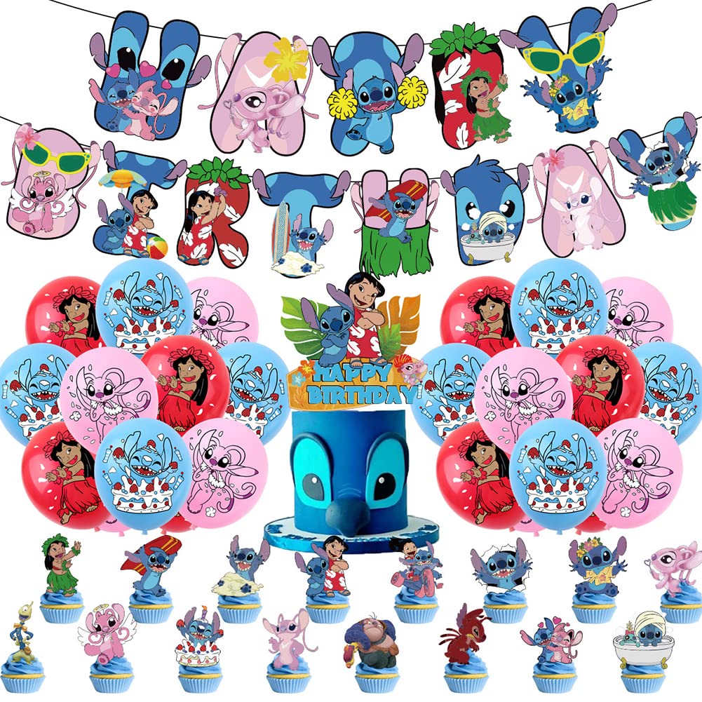 Buy BESTZY Lilo and Stitch Party Supplies 44 Pieces Lilo and Stitch