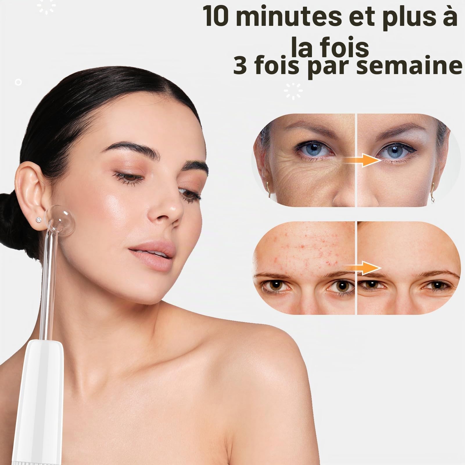 Appareil facial haute fréquence DARSONVAL haute fréquence pour soins de la peau