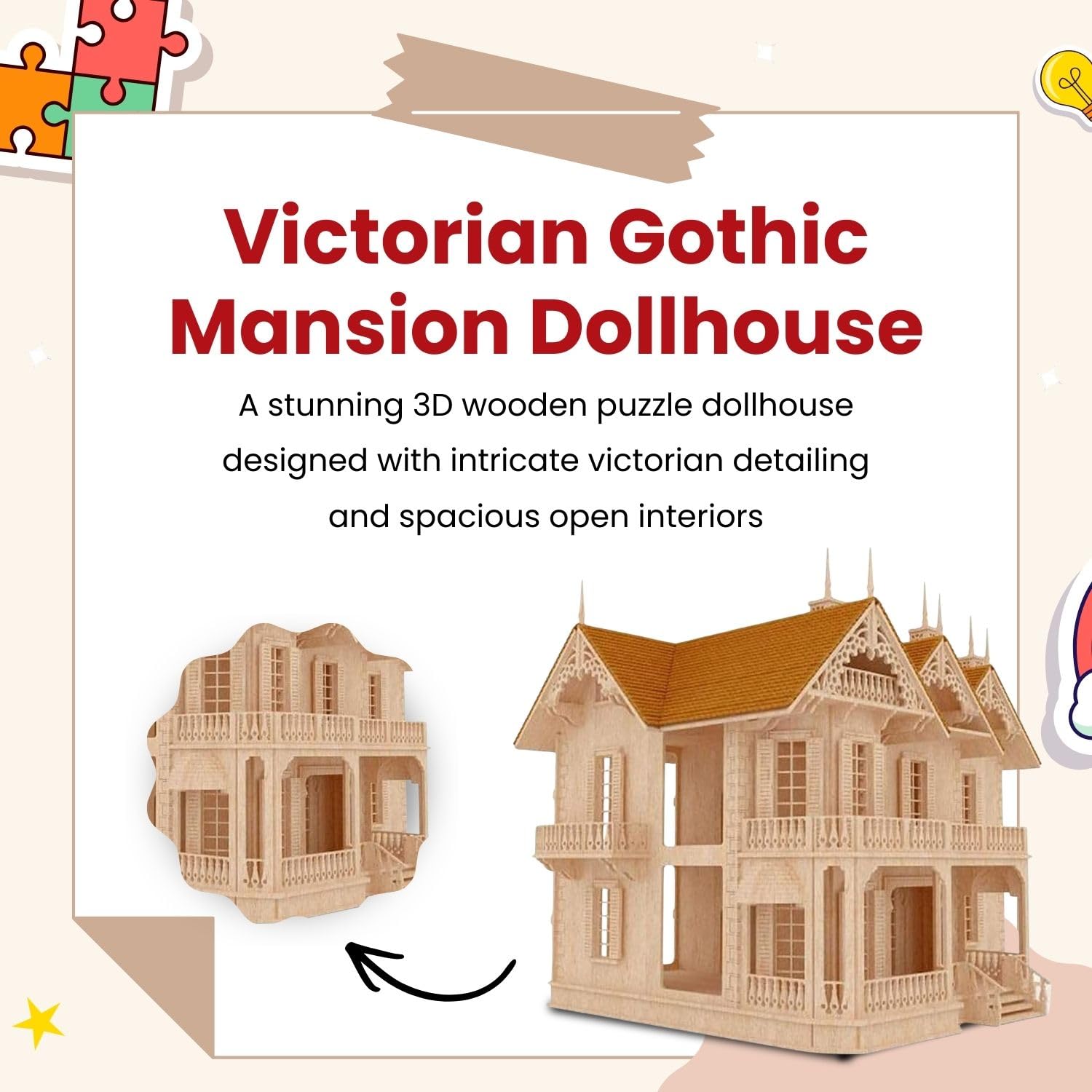 Amazon | Birds Wood Shack The Victorian Gothic Mansion – 軽量で