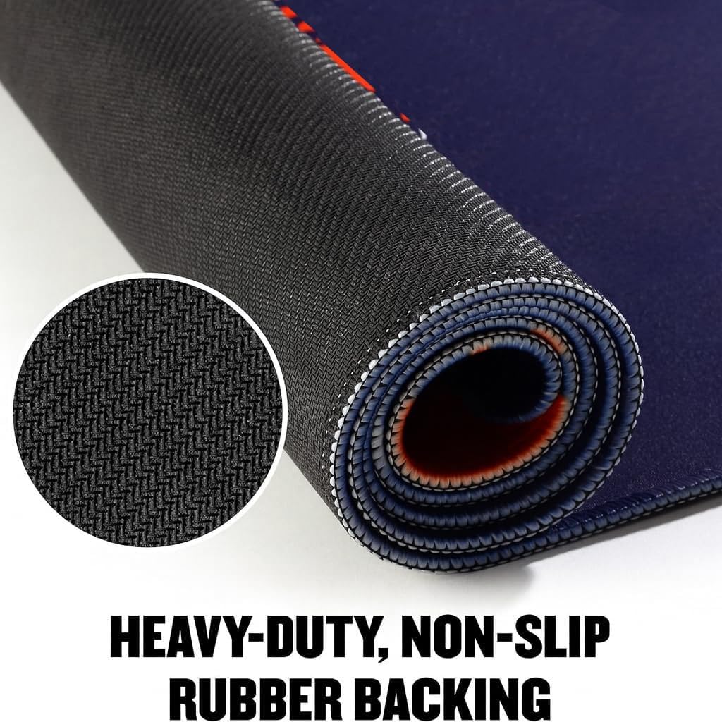 FOCO NBA Official Established Primary Logo Wordmark Home Office Desk Pad Mouse Pad Mat 35" x 16" (Chicago Bulls, Chicago Bulls) - Image 5