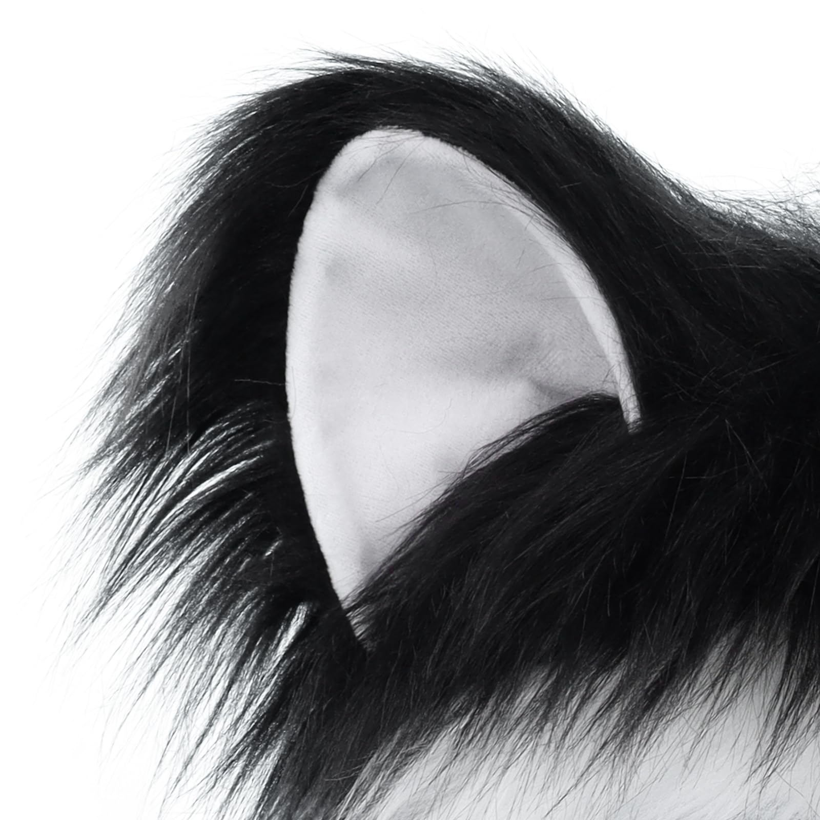 Peluche maschera pelosa Festival Attrezzatura per cosplay Comodo copricapo per animali Perfetto per giochi ruolo eventi in costume Accessorio anime Halloween