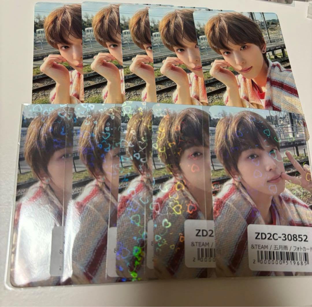 &TEAM HARUAハルア五月雨 ユニバ 手描きラキドロ入りトレカセット