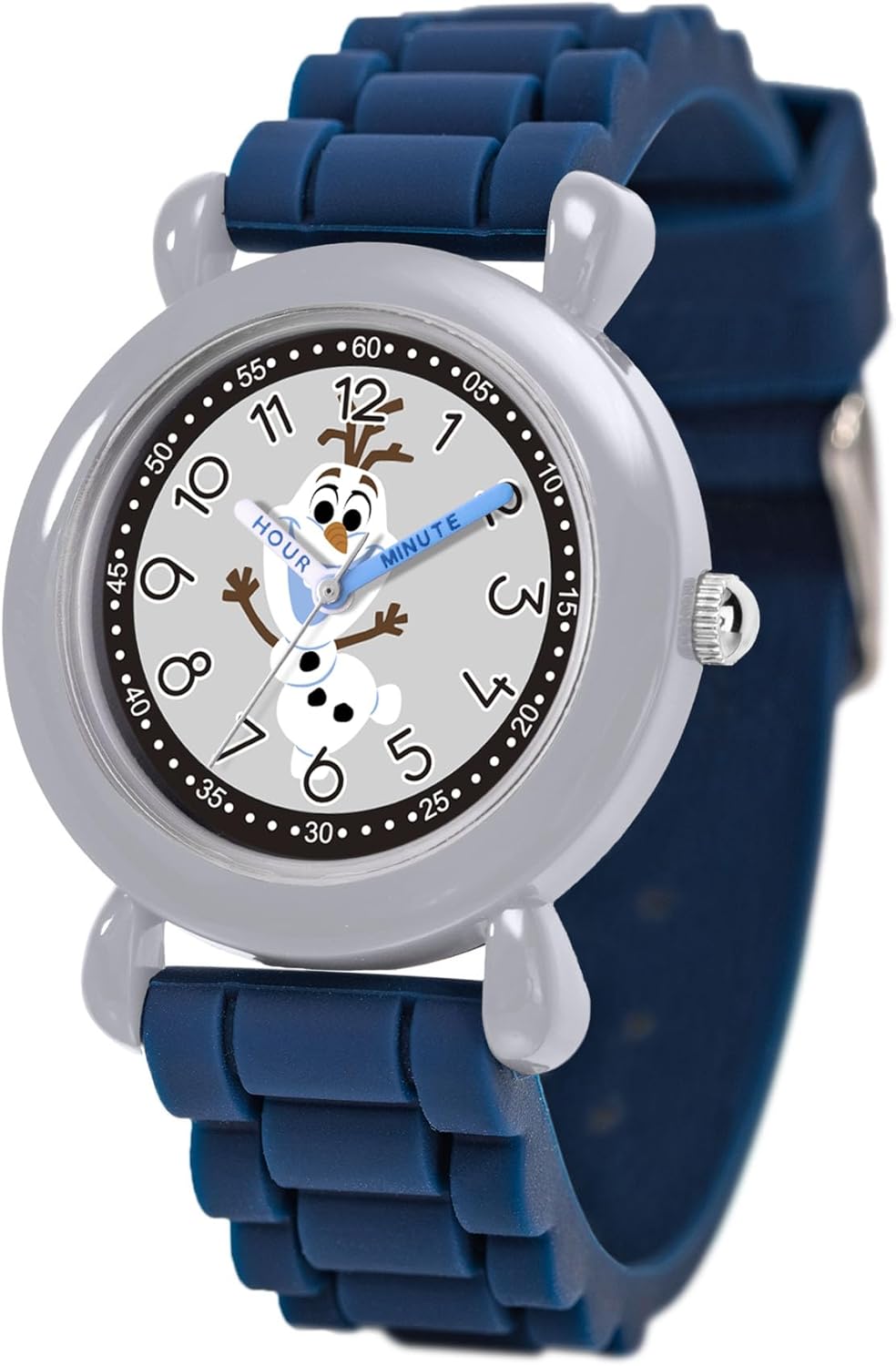 Disney 100 Kids' Plastic Time Teacher Analog Quartz Silicone Strap Watch