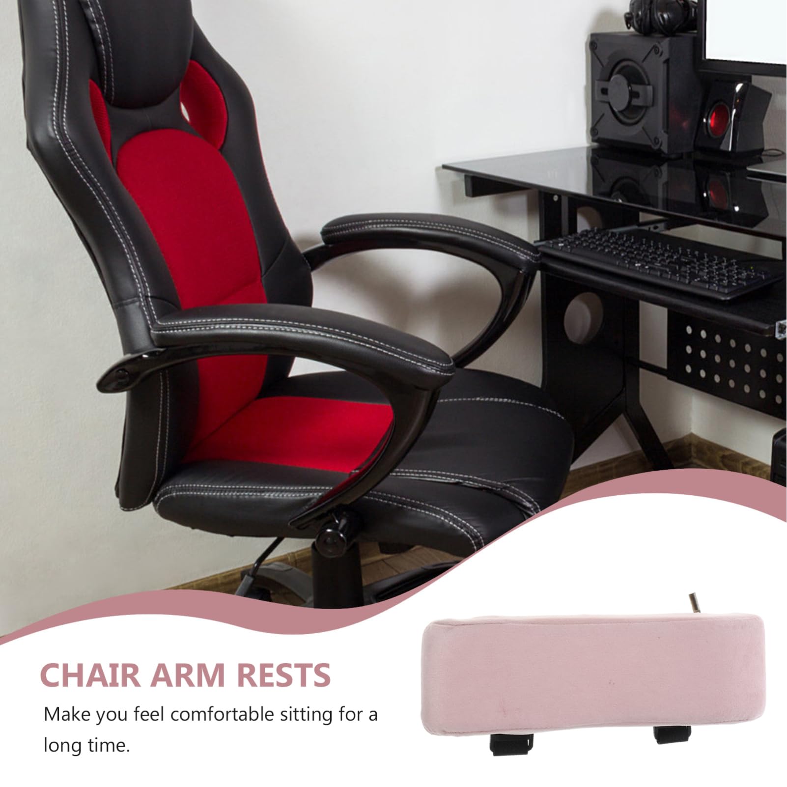 Almohadilla de Elevación para Reposabrazos de Silla, 2 Piezas
