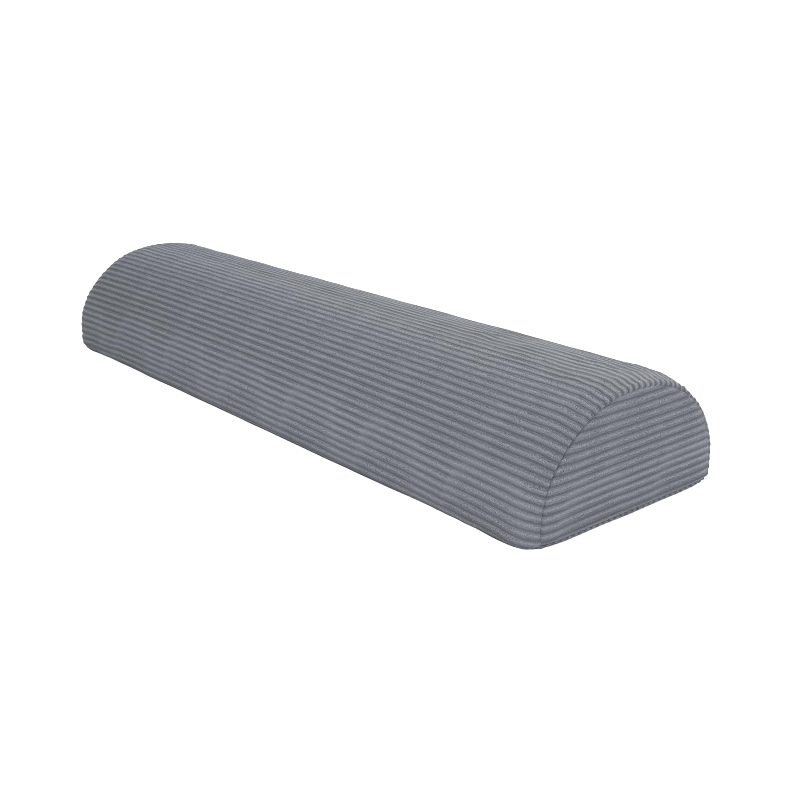 POKAR Half Roll Cushion for Modular Children's Play Sofa | 80x22x12 cm Soft Foam Individual Kids Sofa Component with Cord Cover | Oeko-Tex 100 Certified | Bunny Grey