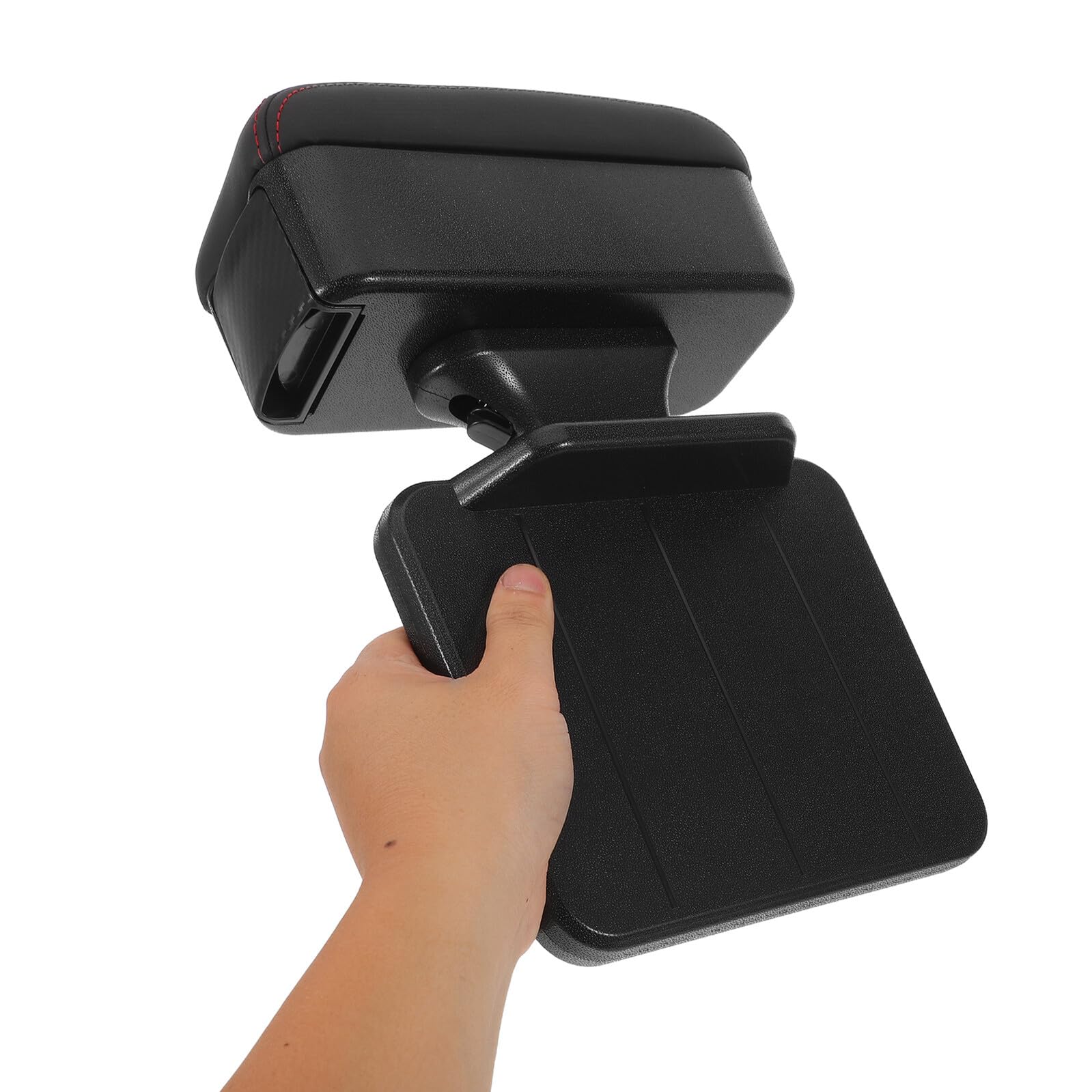 Car Armrest Storage Box in PU e Organizer Consolle Centrale con Poggiabraccio Comfort per Auto Scatola Portaoggetti Compatta per Viaggi e Uso Quotidiano