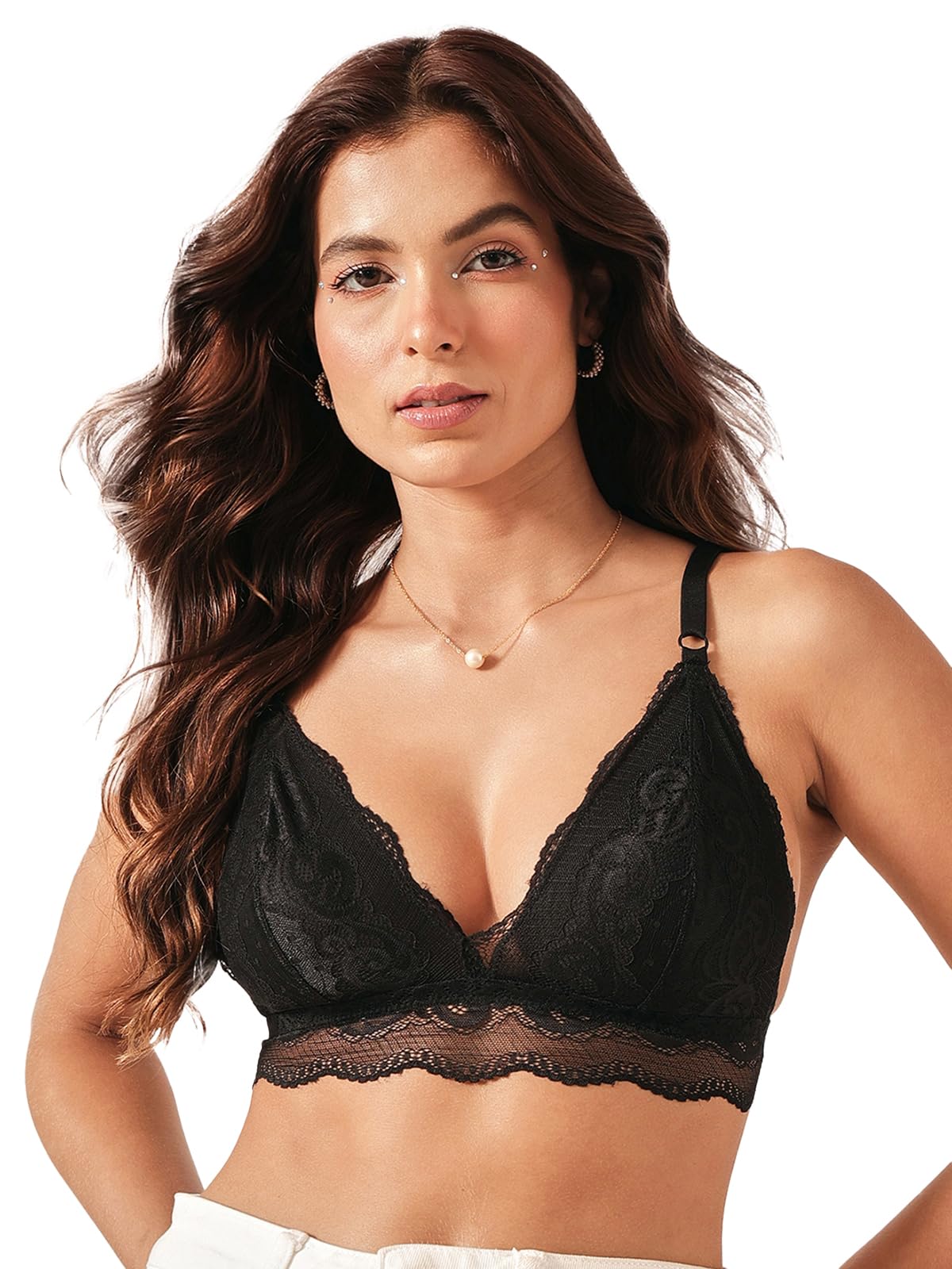 clovia Women Lace Full-Coverage Bra-picture-37