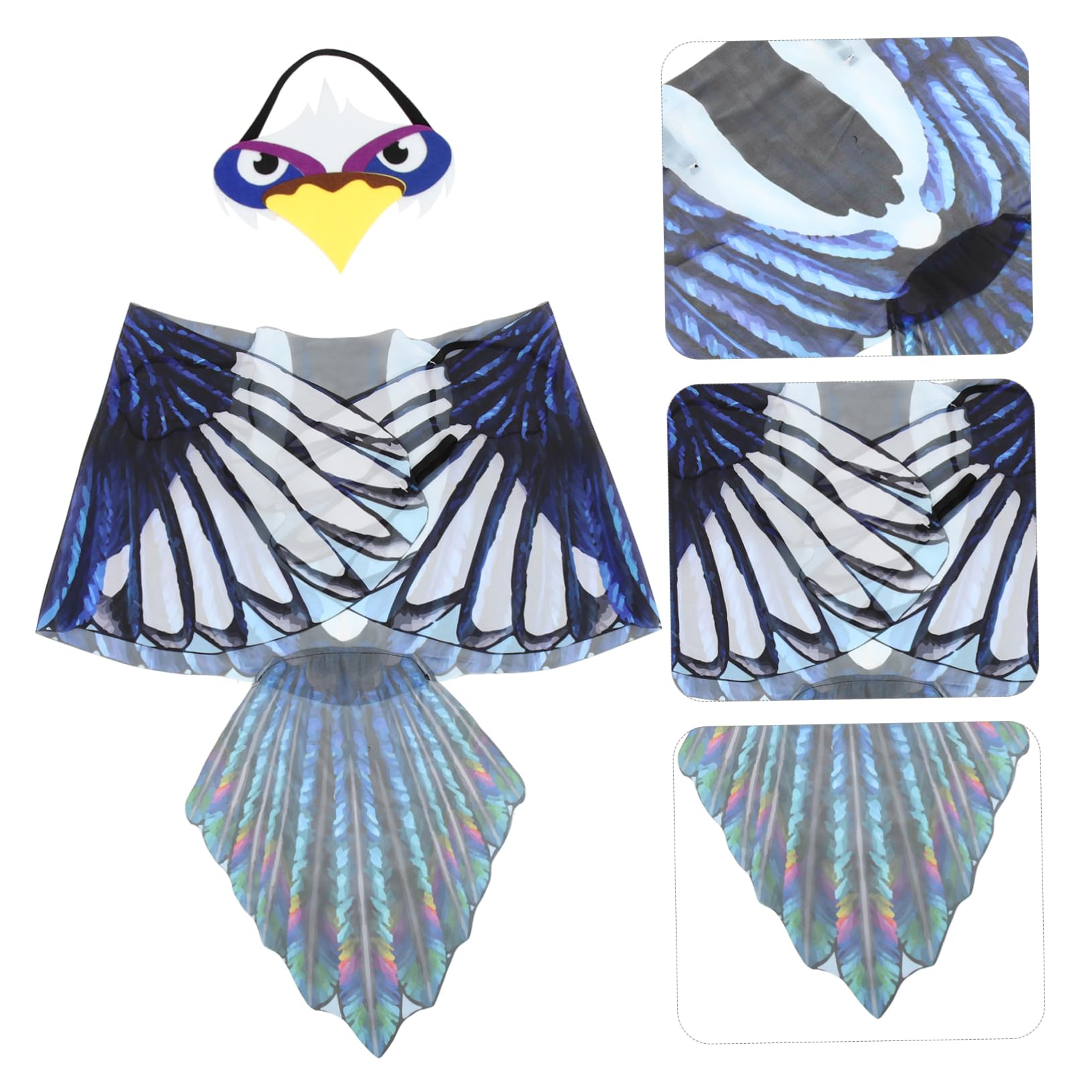 Adlerflügel Umhang Kostüm - Spektakuläres Cosplay Accessoire Für Halloween