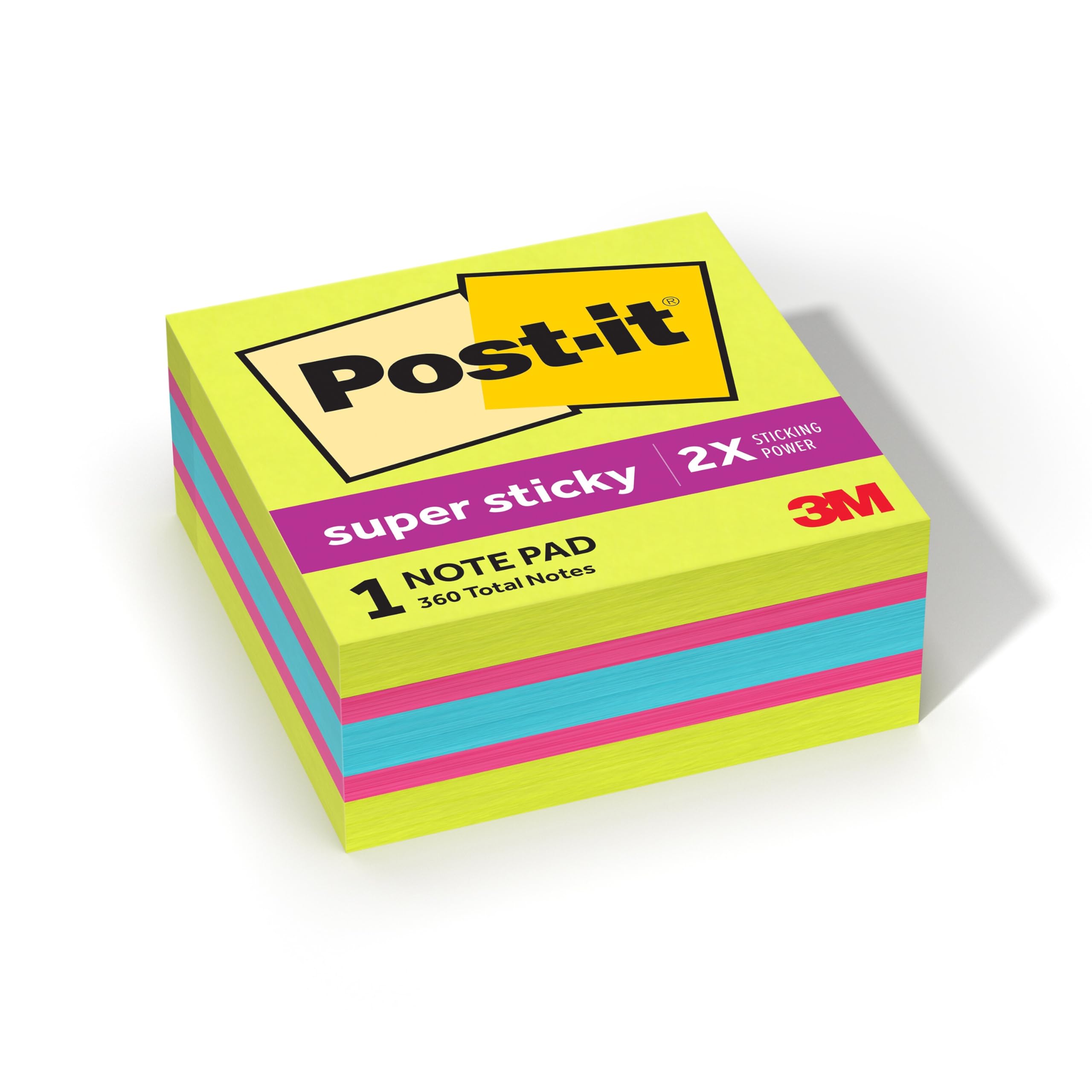 Amazon.com : Post-it Super Sticky Notes Cube, 3 in. x 3 in., 1