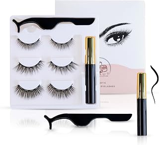 Ad – Lashes Magnetic False Eyelashes Extensions - Eyelash Extension Kit For IndividualLashes | FalseLash cluster...