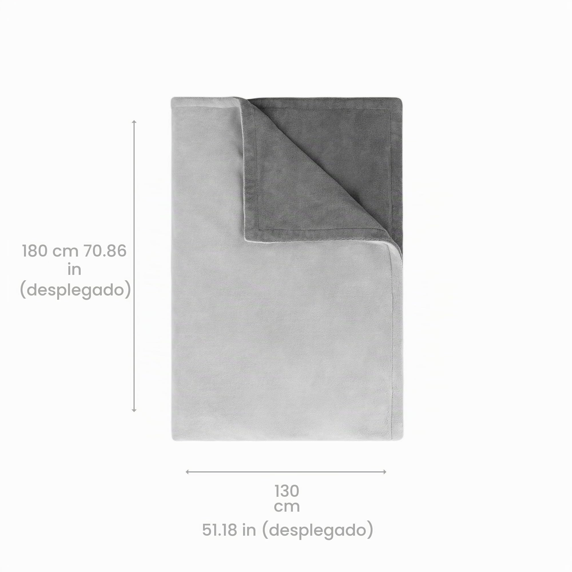 medisana HDW manta electrica, manta termica, esterilla eléctrica | con 4 niveles de temperatura, con apagado automático y protección contra sobrecalentamiento, diseño de punto, 180x130 cm