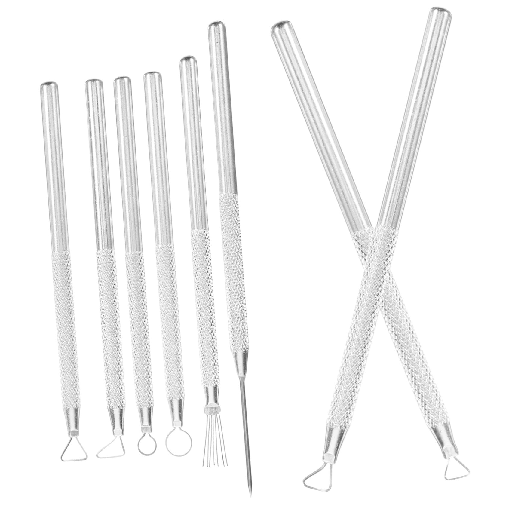 Uonlytech 5 Series Herramientas De Escultura De Arcilla Para Detalles Precisos Modelado Y Creación De Texturas Proyectos De Manualidades 8 Piezas X 5