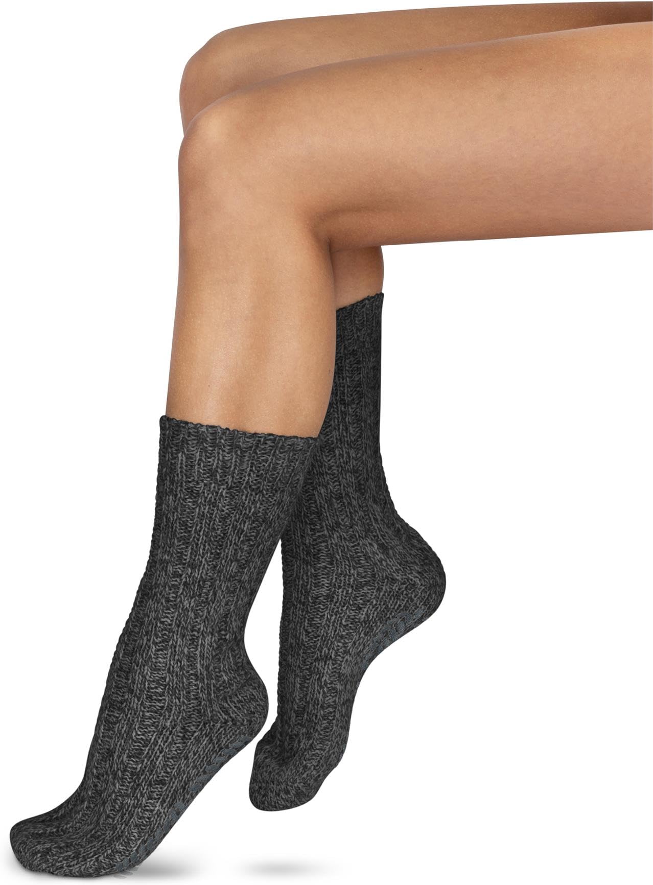 2, 4 Paar oder 6 Paar Norweger Strick-Socken mit Antirutsch Sohle, Woll Socken mit ABS Sohle. Hütten Socken