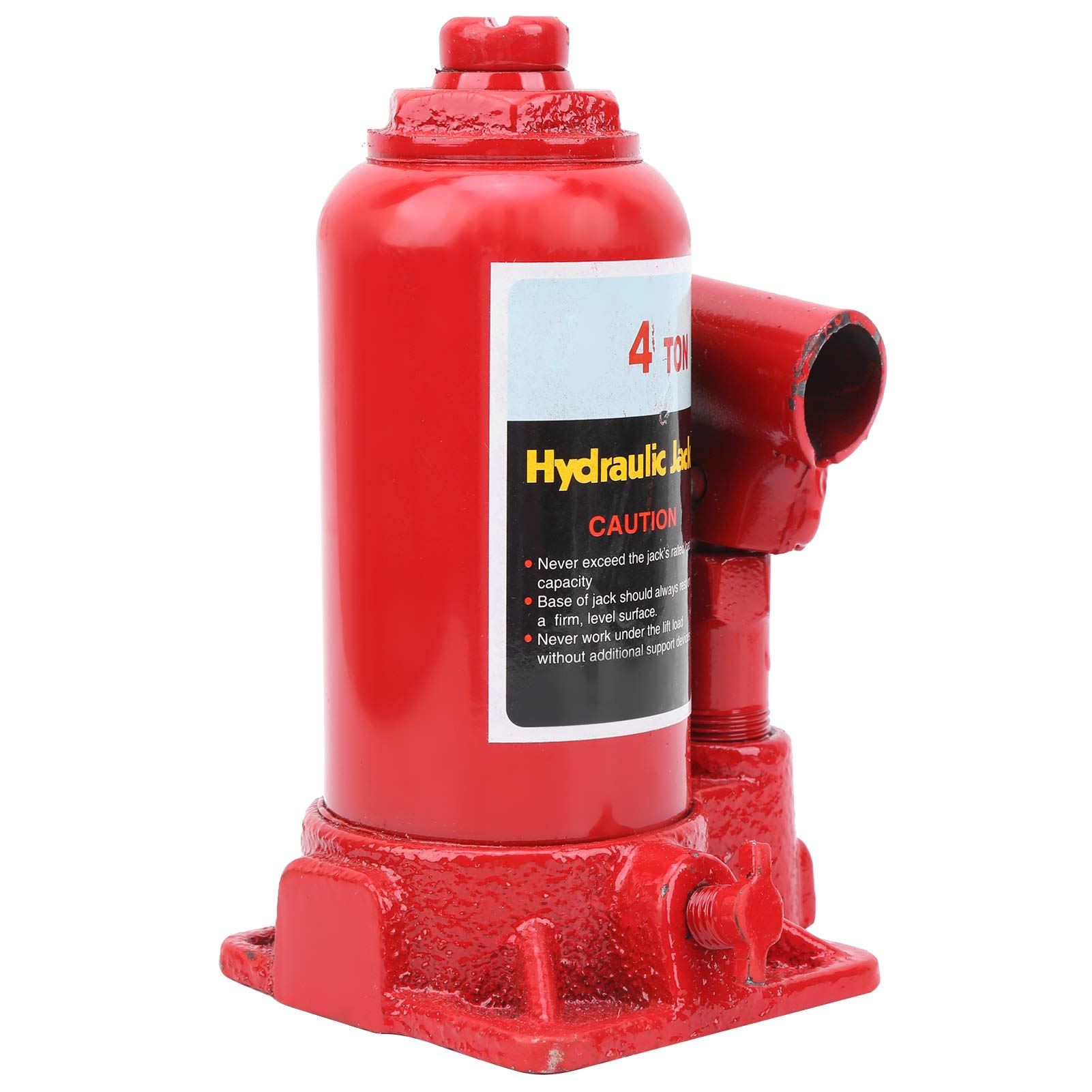 Hidyliu Martinetto Idraulico da 4 Tonnellate per Carichi Pesanti, Strumento di Sollevamento per Riparazione Auto e Sostituzione Pneumatici - Design Compatto in Acciaio, Altezza da 160 Mm a 270 Mm