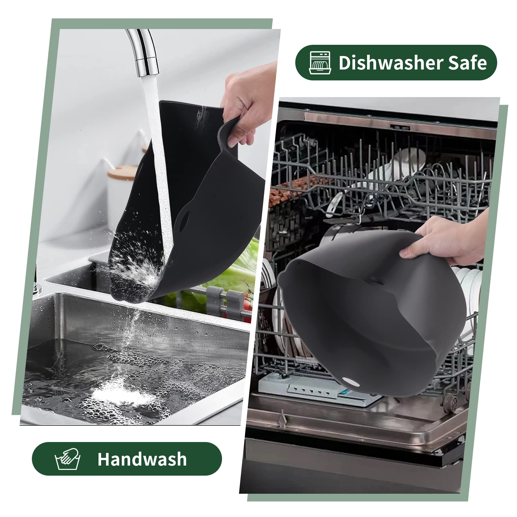 Silikon-Kocheinsatz Für Slow Cooker - Wiederverwendbare Trennwand Für 6 Qt