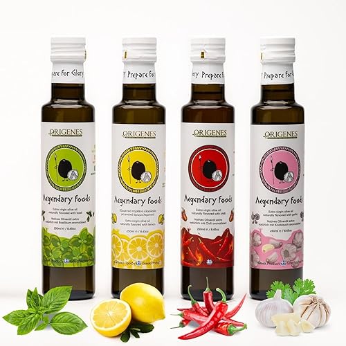 Miniatura 10 de Paquete de 2 aceite de oliva con sabor virgen extra, 1 botella de infusión de limón, 1 botella de AOVE con infusión de naranja, prensado en frío,