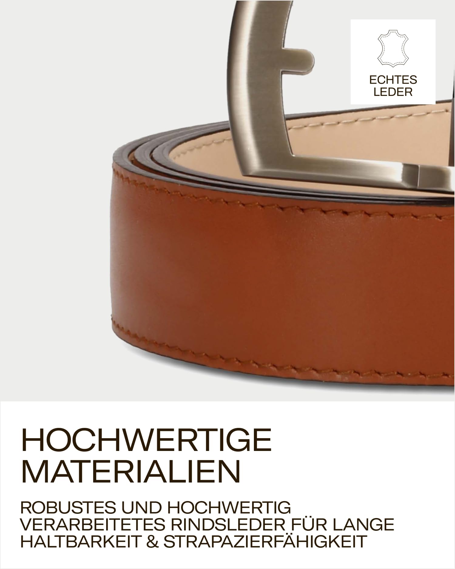 Picard Ledergürtel | Gürtel Herren stufenlos verstellbar ohne Löcher | Automatikgürtel mit Schnellverschluss | Anzuggürtel 100-110 cm auf Wunschlänge kürzbar | hochwertiges, echtes Leder