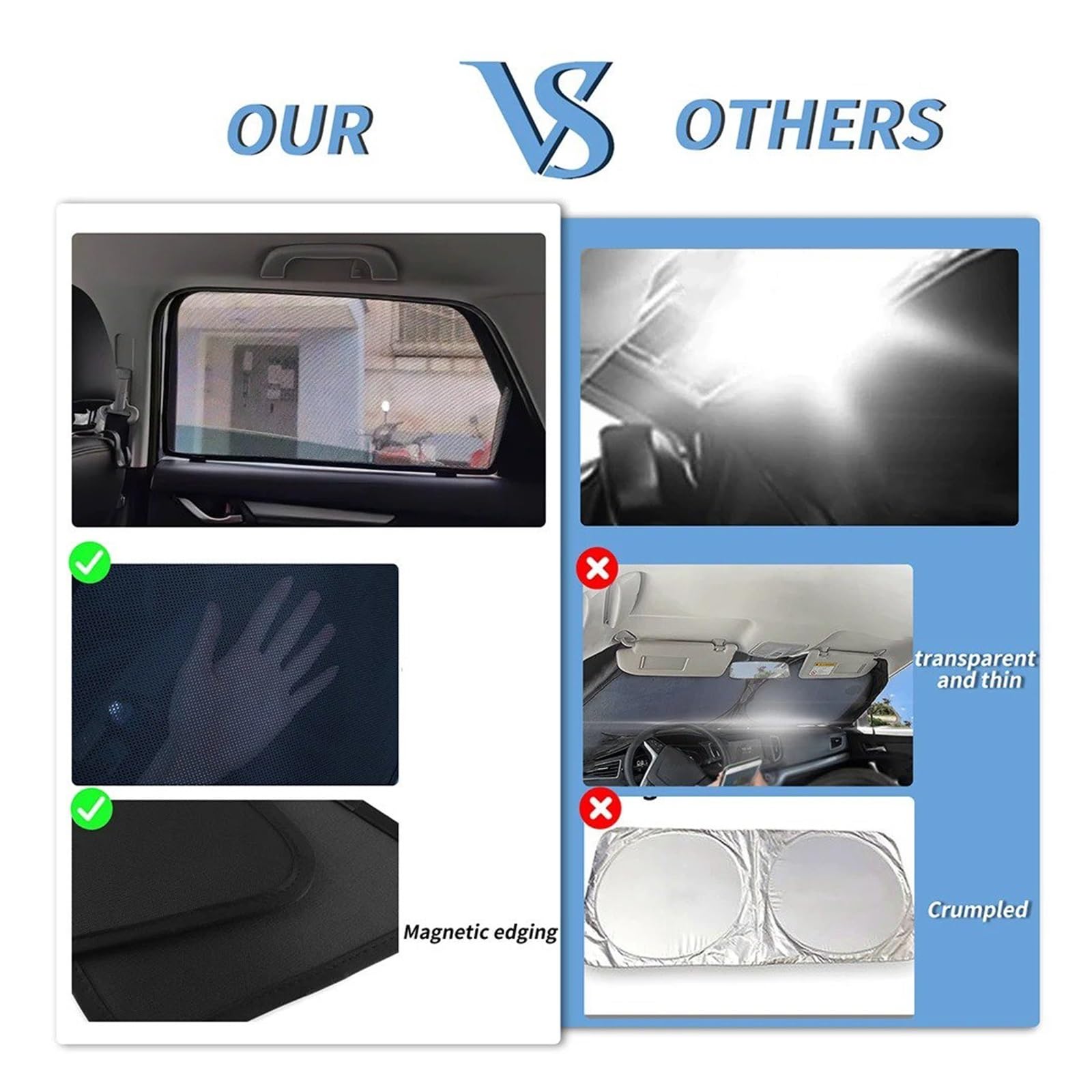 Cortinas Parasol Ventanas Laterales Coche para BMW para X1 U11 2022-2024 Parasol para Parabrisas De Coche Reflectante