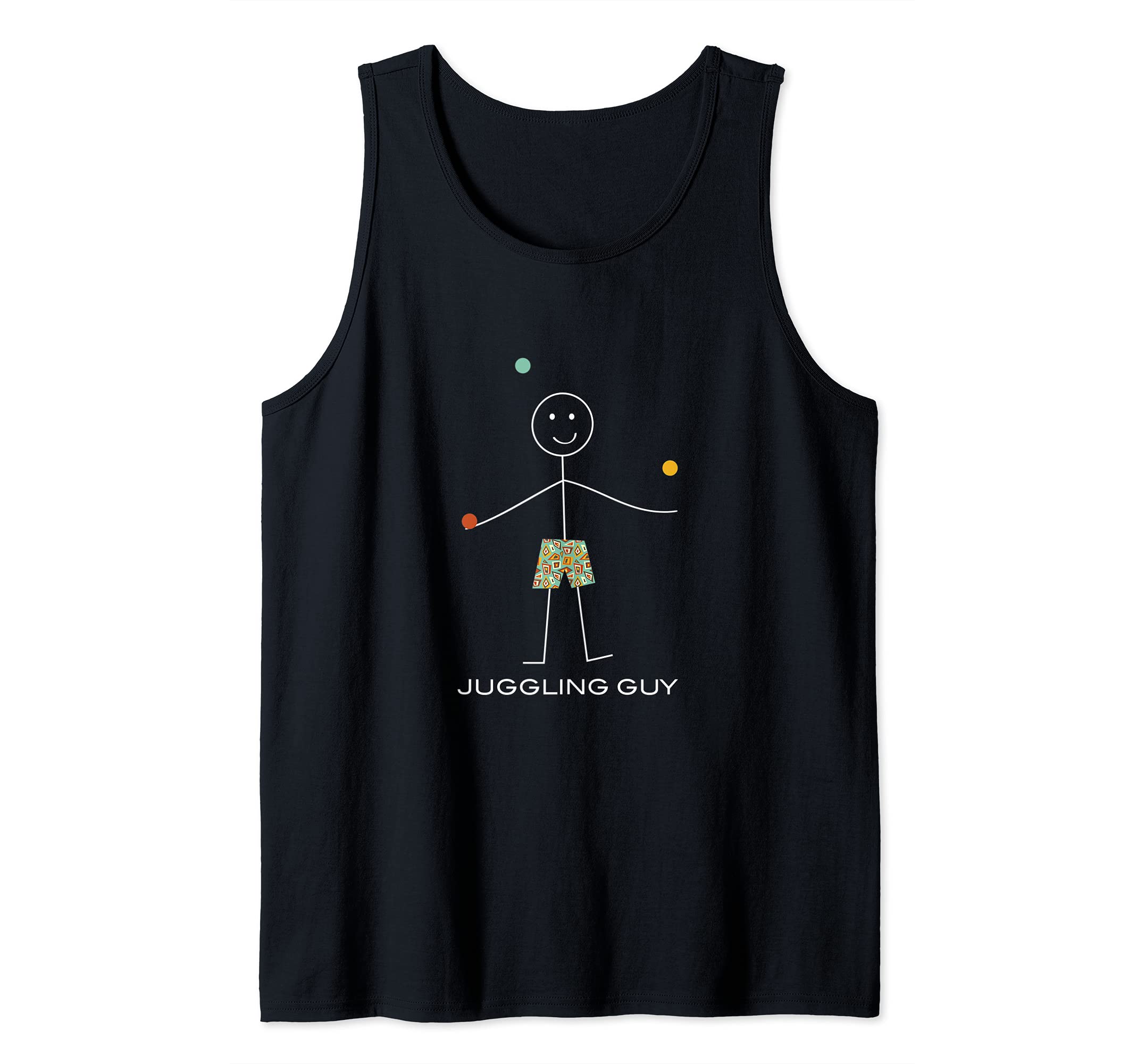 Mens Funny Mens Juggling, Boy Juggler Tank Top