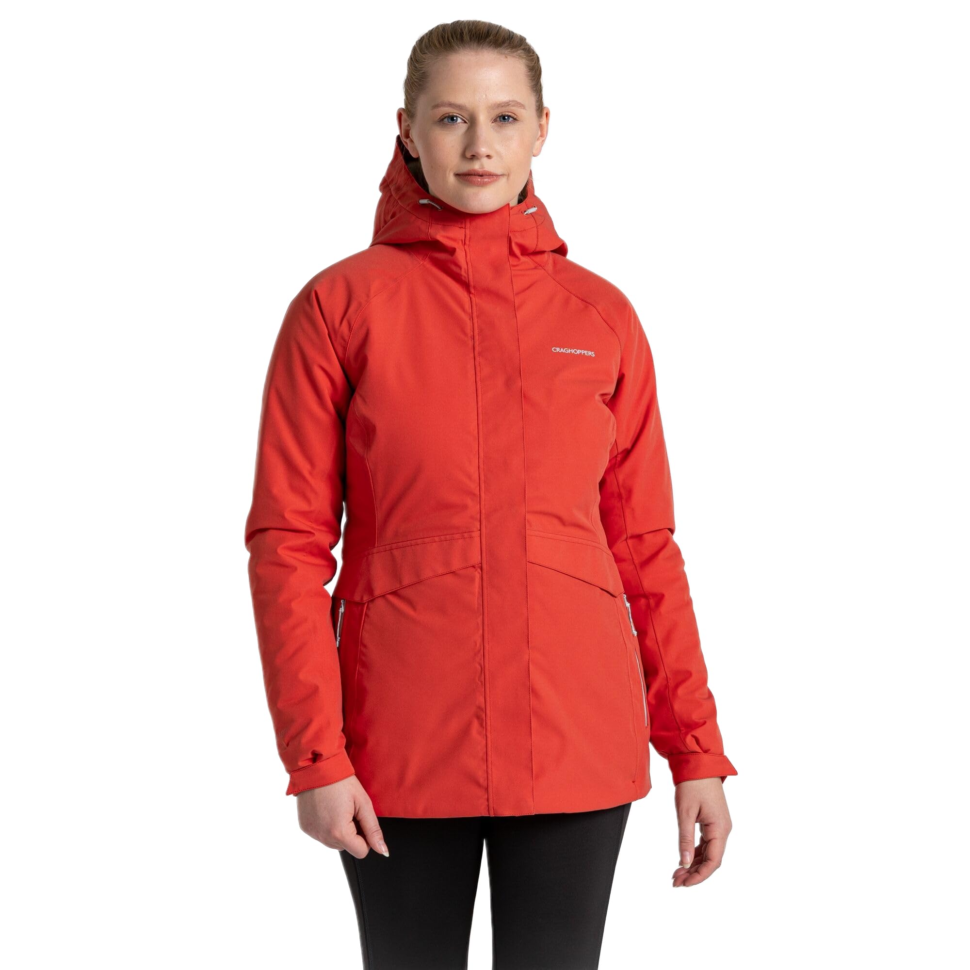 Craghoppers Women's Ember Orange Caldbeck Thermal Waterproof Jacket, 16 (Cwp1021)