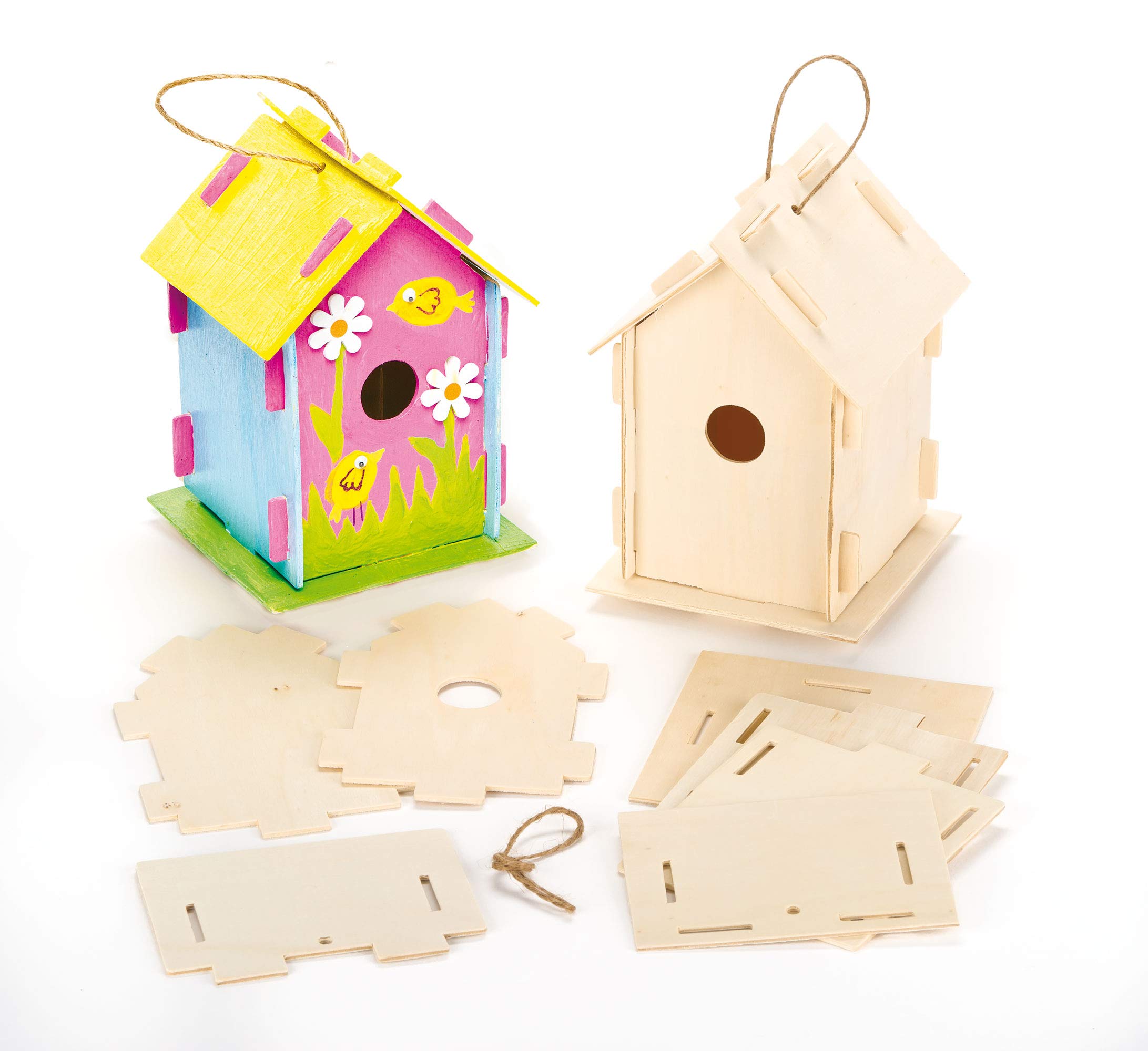 Baker Ross Holz-Bastelsets Vogelhaus Produktbeschreibung