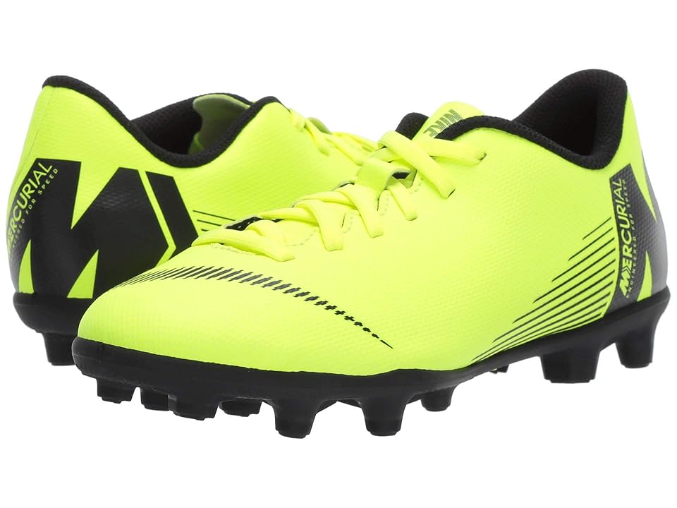 

Nike Kids Vapor 12 Club MG Soccer (Toddler/Little Kid/Big Kid) (Volt/Black) Kids Shoes, Yellow