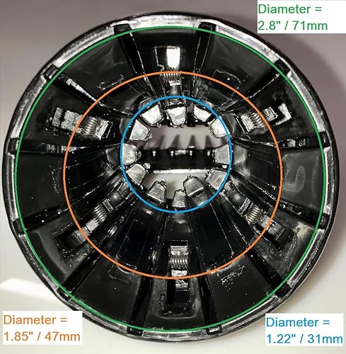 Miniatura 6 de Diane Accesorio de púa para secadora  Accesorio de peine para secador, se adapta a la mayoría de secadoras con barriles de 2 pulgadas  Negro  D27WN2