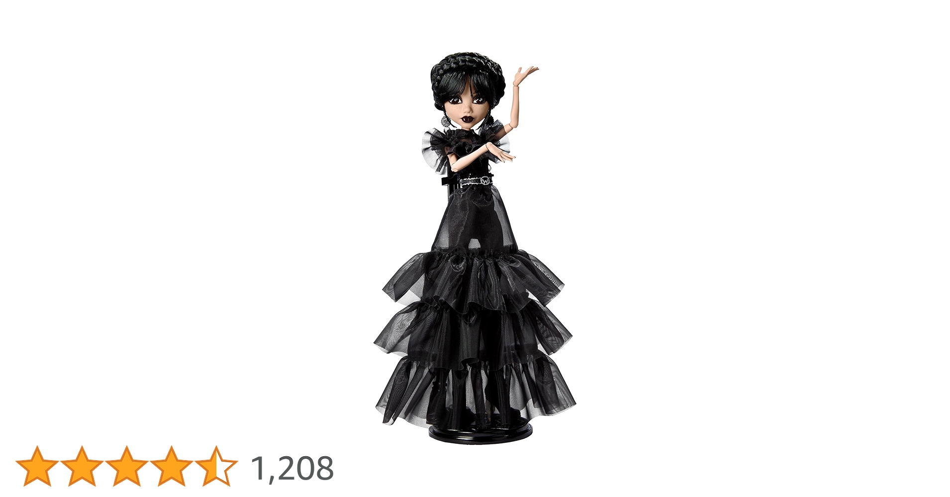 モンスターハイ/ウェンズデー・アダムス （レイブン・ドレスver） Monster High Wednesday Doll, Rave'N Wednesday Collectible in