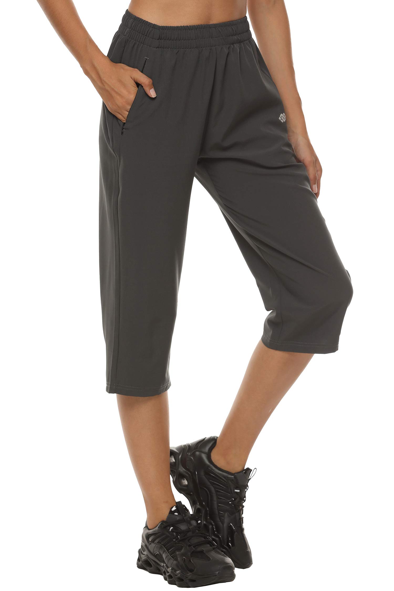 1 x Brand New MoFiz Women s Gym Joggers Running Capri Pants Outdoor Cr â Jobalots