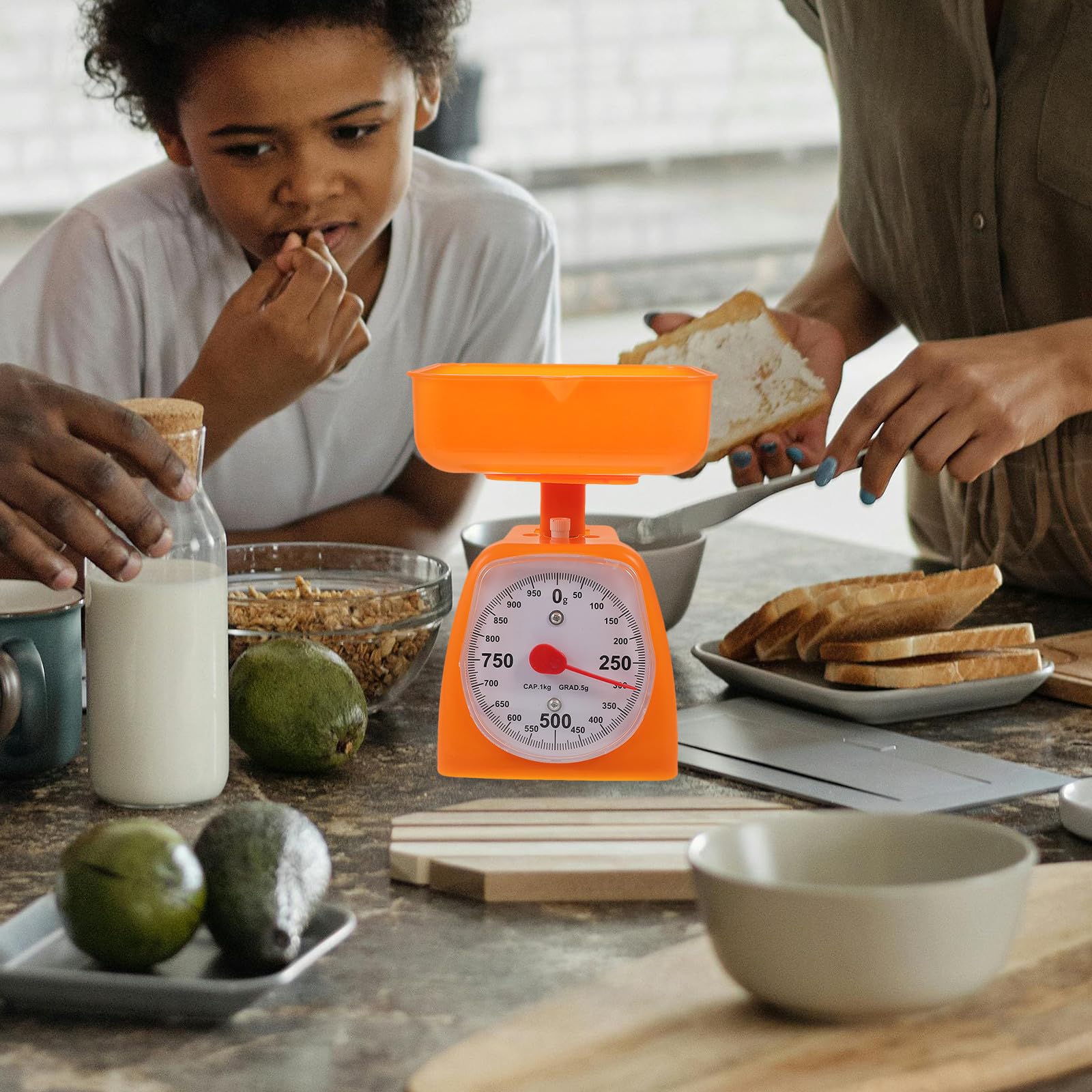 Bilancia Meccanica da Cucina 1kg 2kg Quadrante Alta Definizione