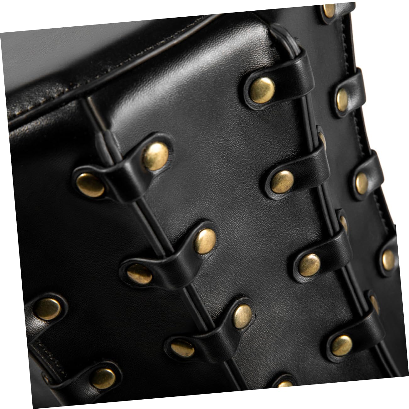 Cabilock Sombrero de Copa Estilo Punk Remaches Tocado para Fiestas Accesorios de Halloween para Hombres y Mujeres para Eventos Temáticos
