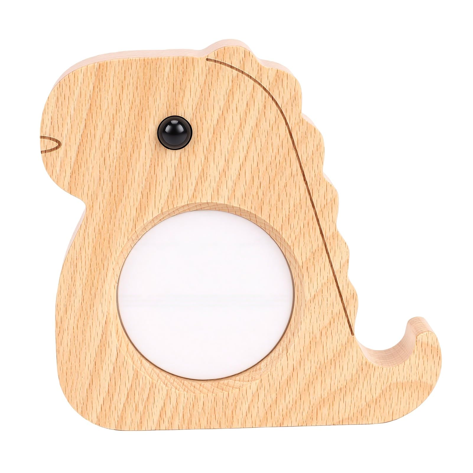 Luocute Luce Notturna con Sensore di Movimento in Legno, LED Bianco Caldo 3000K con Portata di Rilevamento di 3 Metri Ritardo di 15 Secondi per Camera da Letto Corridoio Camera dei Bambini