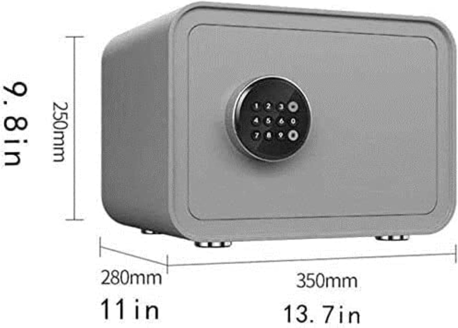 Security Fire & Waterproof Security Wall Safe Cabinet Safe Transfer Security Biometric Safe Deposit with Keypad Office or Home Office with Wall Mounted or Floor Mounted Jewelry Passport Alarm