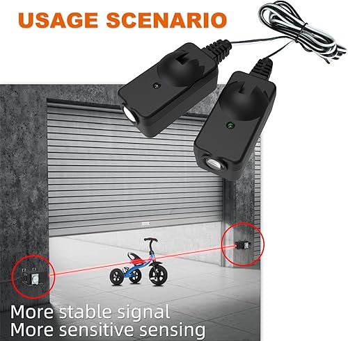 Miniatura 34 de Abridor de puerta de garaje universal con teclado sin llave, controla hasta 2 puertas, funciona con Chamberlain, LiftMaster, Craftsman, Genie y más