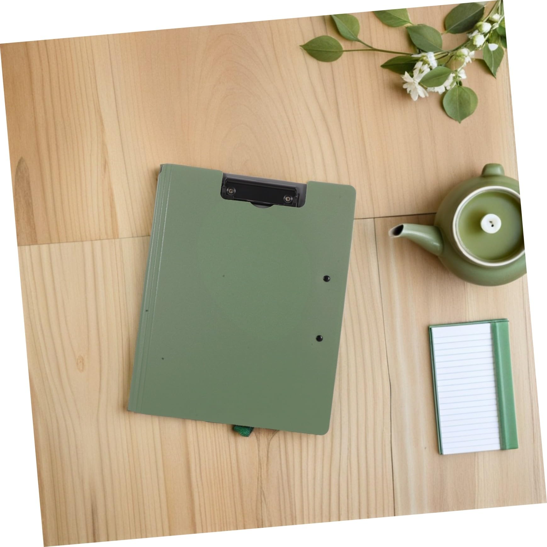 Porte-documents à Pince A4 Pliable 6 Pièces en Plastique