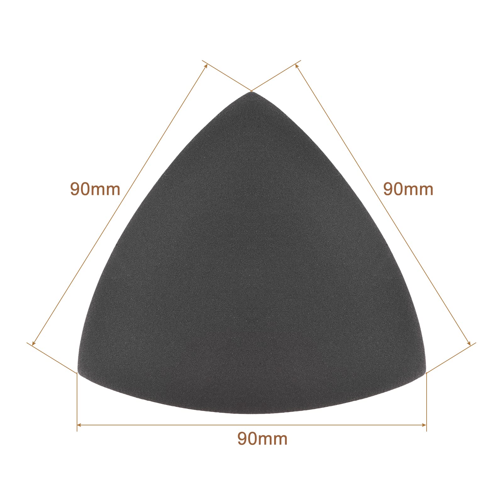 15 Disques Abrasifs Triangle 90mm - Grain 800/1500/3000 - Carbure De Silicium - Pour Ponçage Détail