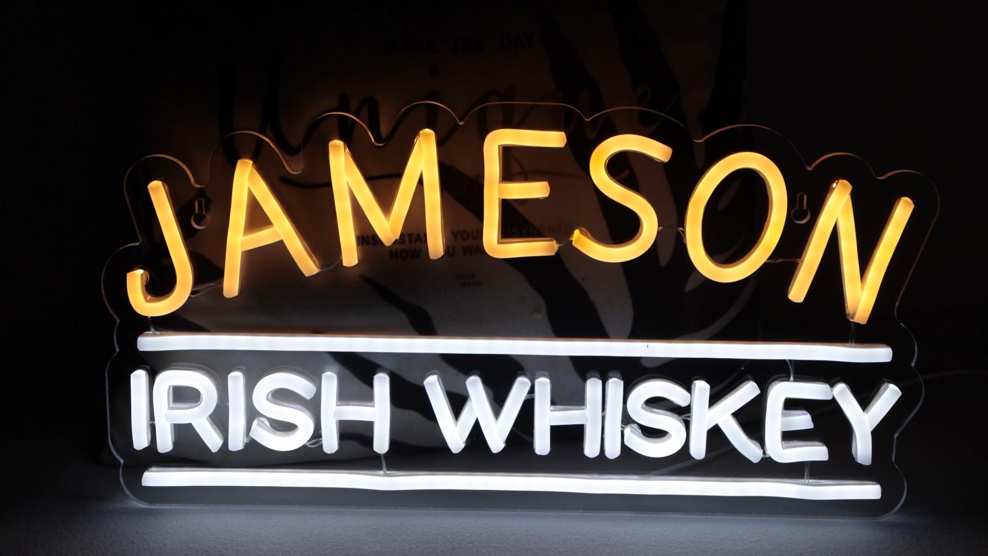 ウイスキー Whiskey ネオン LED 看板 Irish BAR PUB ウイスキー Whiskey ネオン LED 看板 Irish BAR PUB