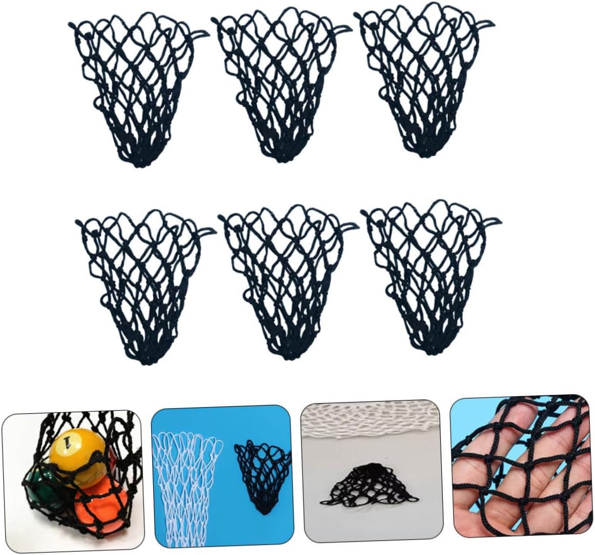 6pcs Billiard Net Bag Billiard Table Pool Table Felt Billiards Accessories Pool Table Pockets Web