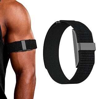 Bicep Bands Compatible with Hume Band, Nylon Loop Replacement Strap, Soft Breathable Adjustable Sport Wrist/Arm/Ankle Band for Fitness Tracker & Activity Monitor - Amazon product rated Grade A