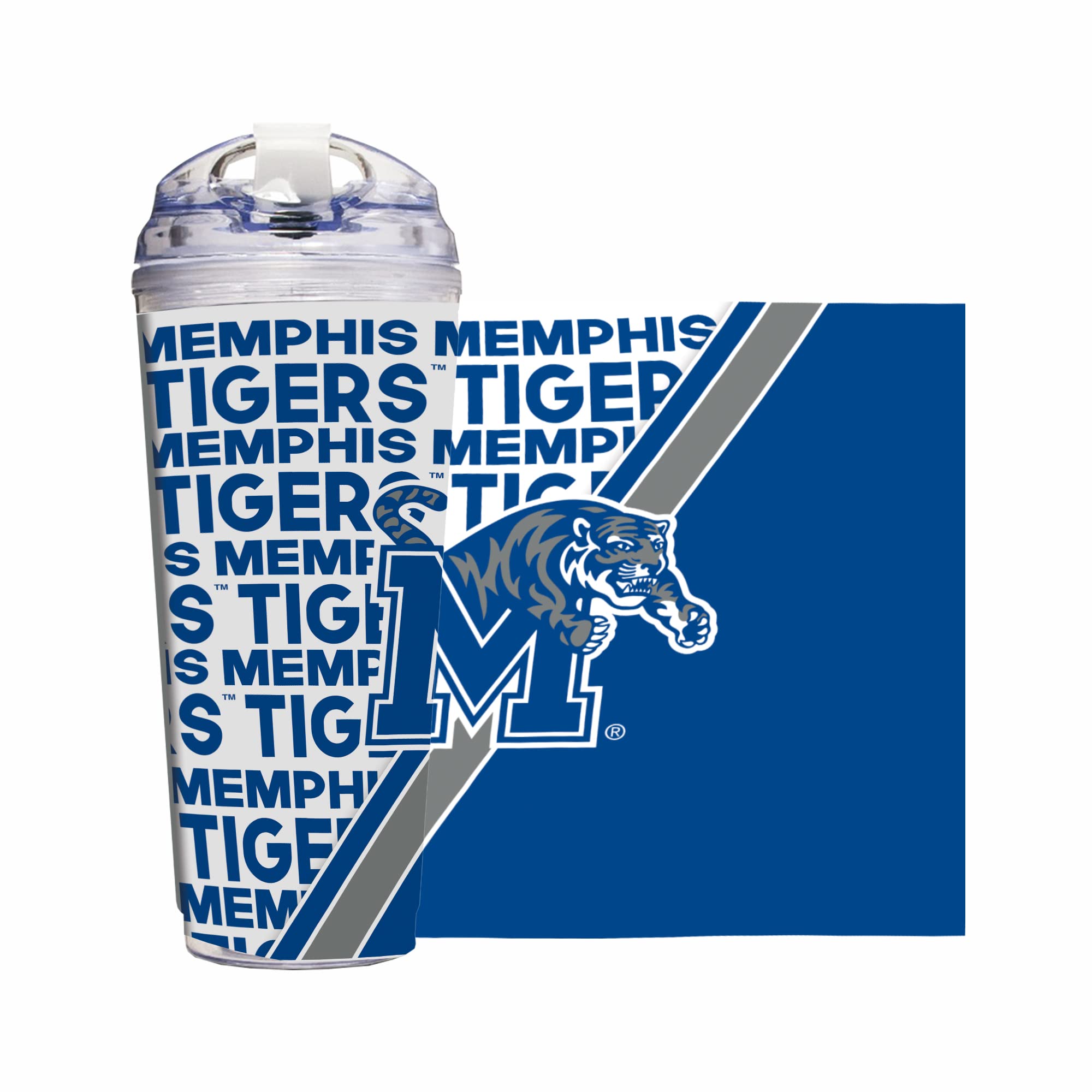 Gobelet étanche Memphis Tigers 710 ml à couvercle à charnière