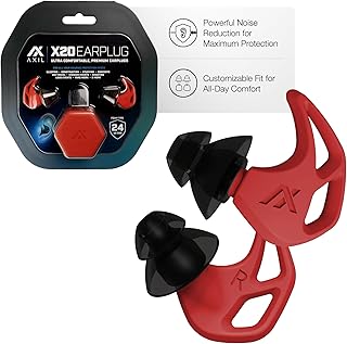 AXIL X20 Tapones para los oídos, color rojo