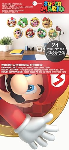 Miniatura 2 de RoomMates RMK5224SCS Super Mario - Calcomanías de pared para despegar y pegar
