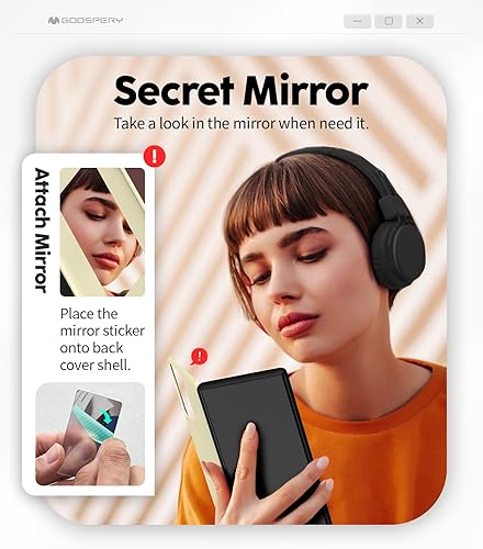 Miniatura 460 de GOOSPERY Parachoques magnético para puerta compatible con Galaxy S23, tarjetero tipo cartera, cierre automático, protección de doble capa resistente