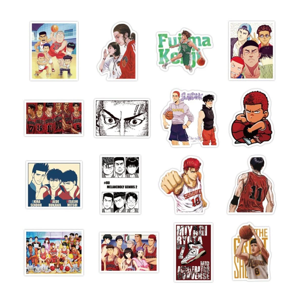 Amazon.co.jp: スラムダンク ステッカー セット100枚セット Slam Dunk