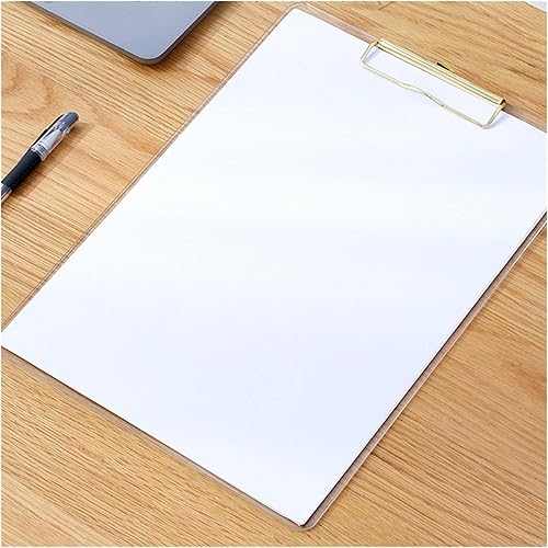 Miniatura 5 de Files Folder Acrylic File Clipboard Folder Writing Pad File Clipboard for Doctor Office Files Organizer (Color  Gold)