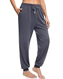 Womens Sweatpants with Pockets Loose Drawstring Joggers Pants Workout Casual Comfy Lounge Pants