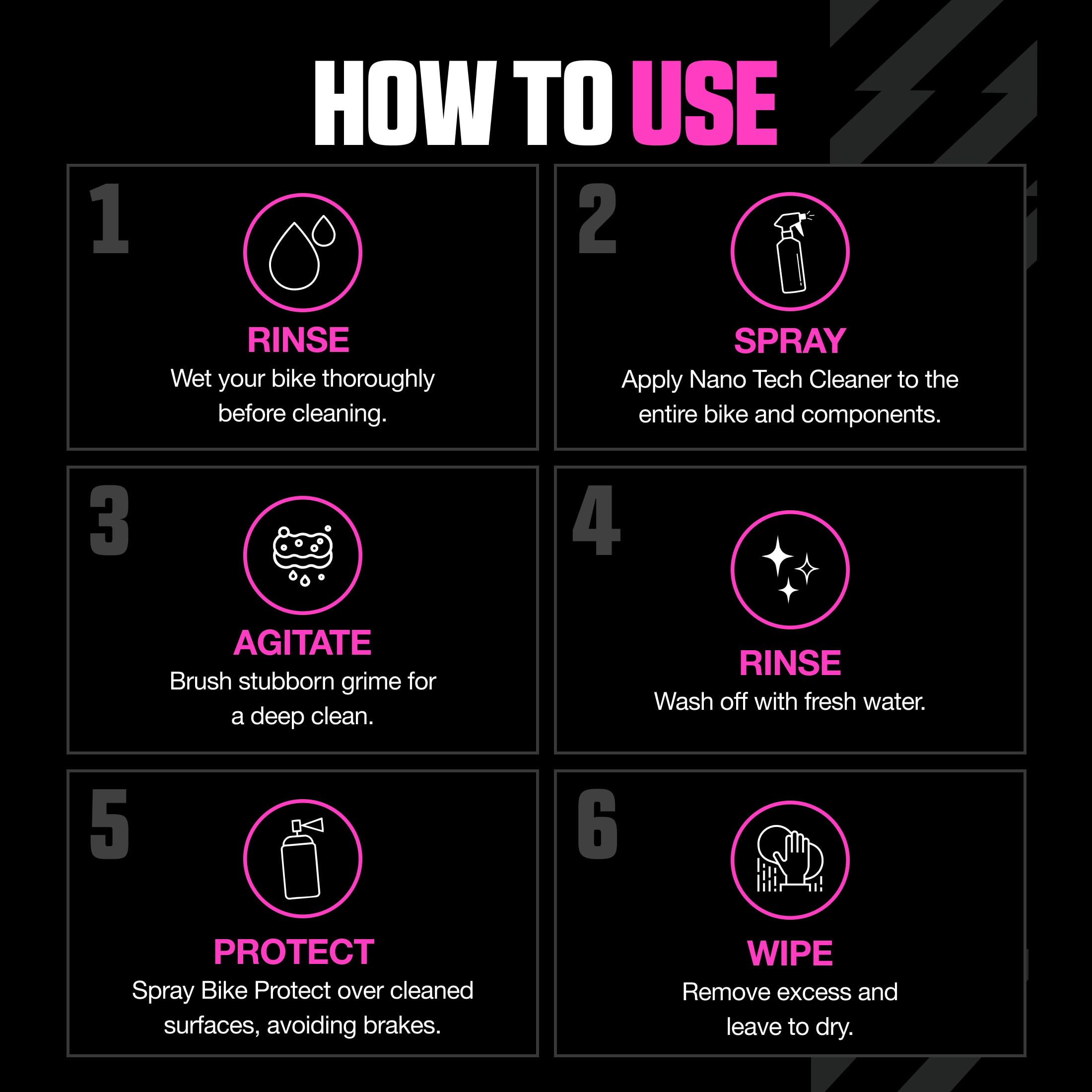 Muc-Off Bike Care Duo Kit - Kit Pulizia Bici per Pulire e Proteggere la tua Bici - Include 1 Litro di Detergente Bici e 500 ml di Spray Protettore Bici Post-Lavaggio