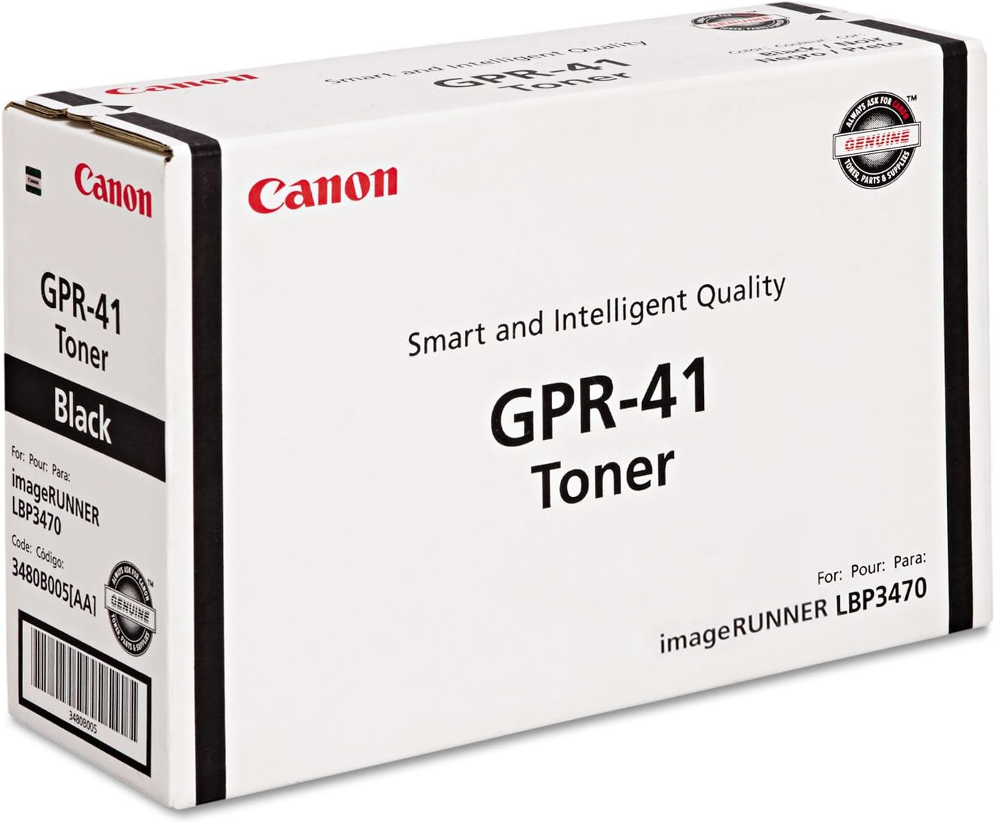Canon CNM3480B005AA GPR-41 Toner Cartridge Black Laser, 6400 Page