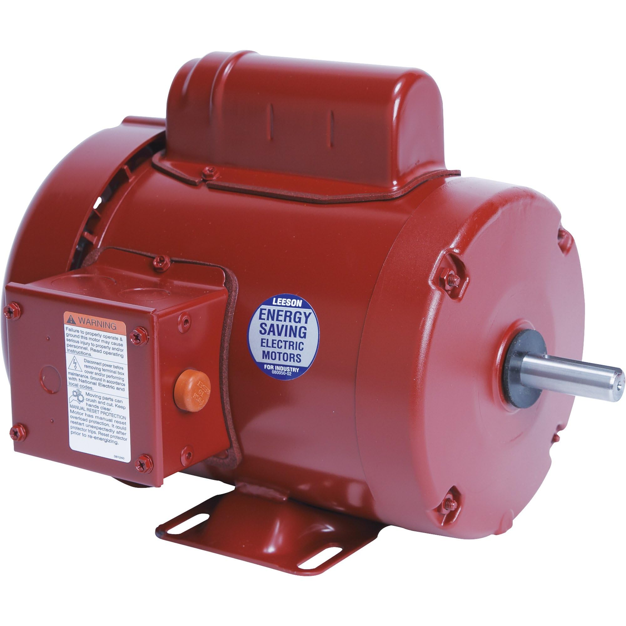 Leeson Farm Duty Electric Motor - 3/4 HP, 1,725 RPM, 115/208-230 Volts, Single Phase, Model Number M6C17FB9