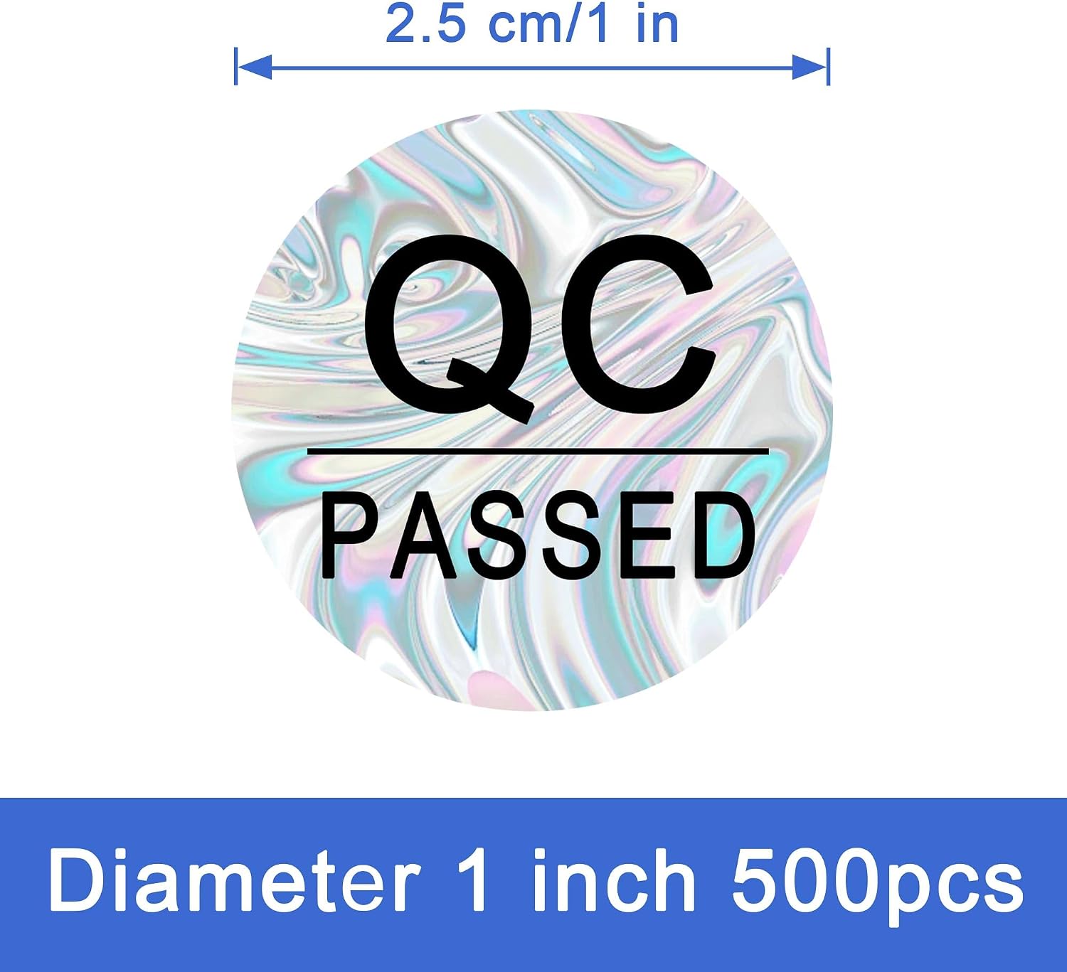 QC Passed Hologram Stickers for Warehouse Inventory Manufacturing